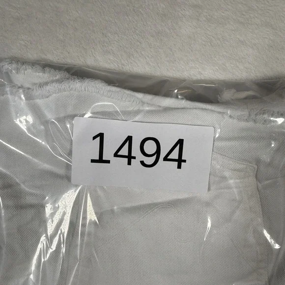 Citizens of Humanity White Denim Cutoff Shorts Size 30 Frayed Hem‎ - Picture 11 of 11